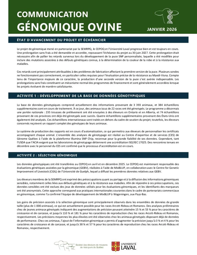 thumbnail of 2e communication en génomique ovine janvier 2026